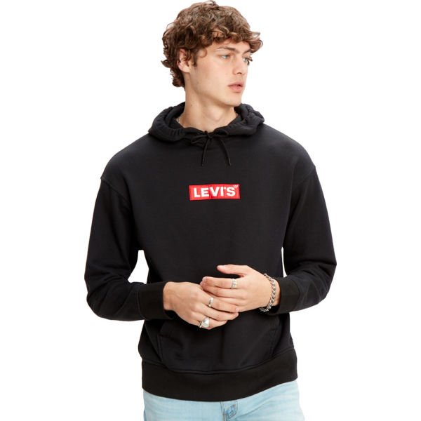 Levi's RELAXED GRAPHIC HOODIE černá L - Pánská mikina Levi's
