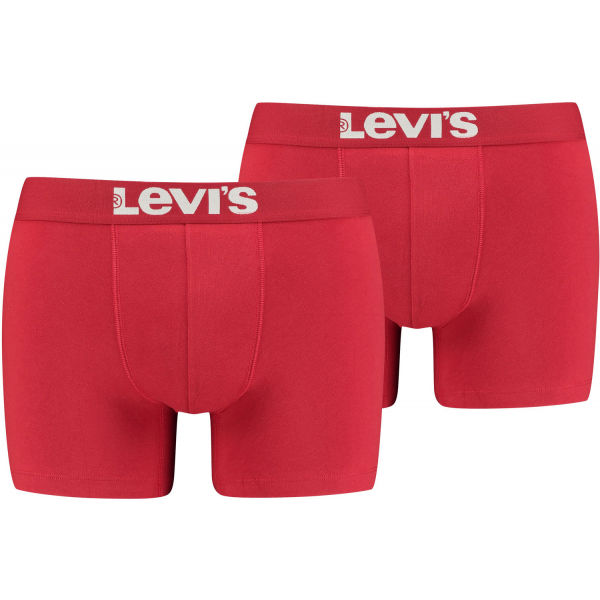 Levi's MEN SOLID BASIC BOXER 2P  S - Pánské boxerky Levi's