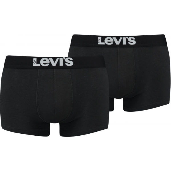 Levi's MEN SOLID BASIC TRUNK 2P  L - Pánské boxerky Levi's