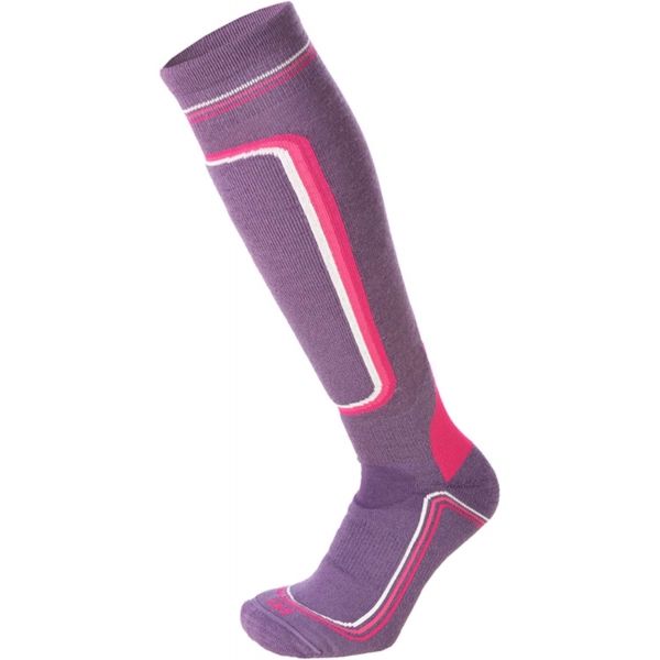 Mico HEAVY PRIMALOFT WOMAN SKI SOCKS W fialová S - Dámské lyžařské ponožky Mico