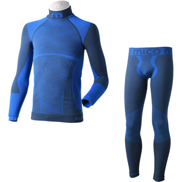 Mico KIDS SHIRT + TIGHT PANTS WARM  122/140 - Bezešvé funkční spodní prádlo Mico