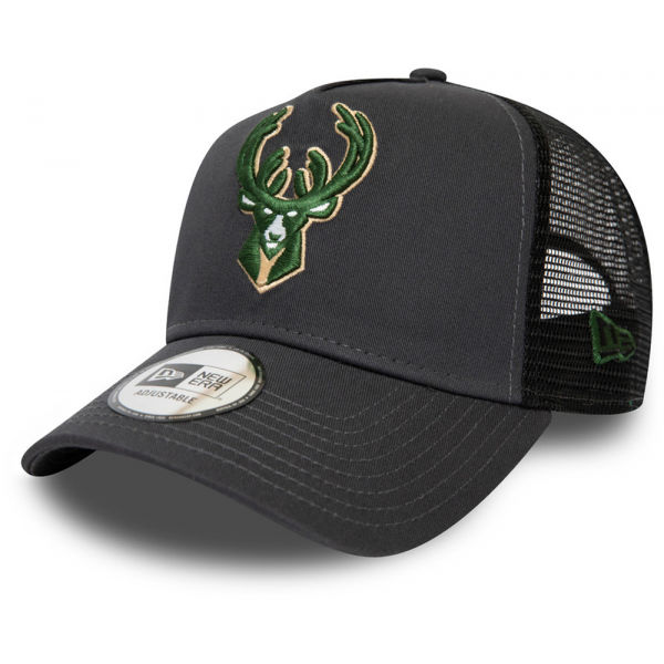 New Era 9FORTY NBA TRUCKER MILWAUKEE BUCKS  UNI - Klubová kšiltovka New Era