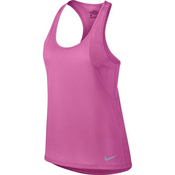 Nike RUN TANK fialová S - Dámské běžecké tílko Nike