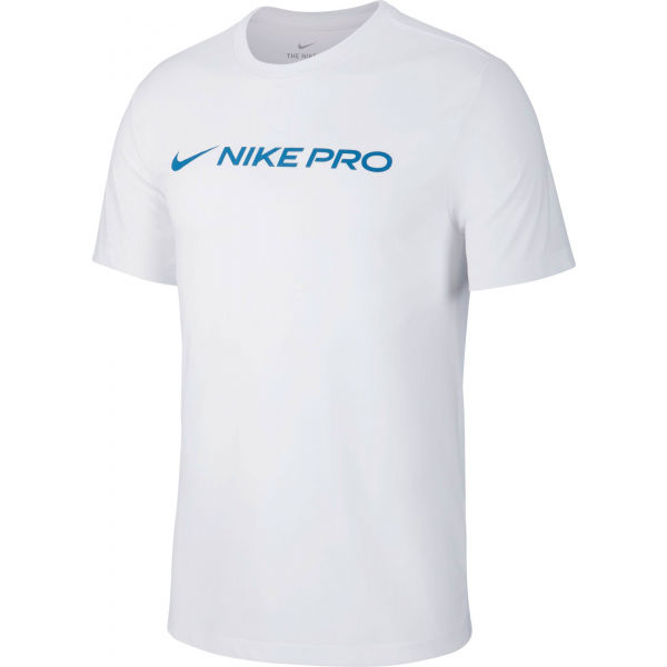 Nike DRY TEE NIKE PRO M bílá XL - Pánské tréninkové tričko Nike