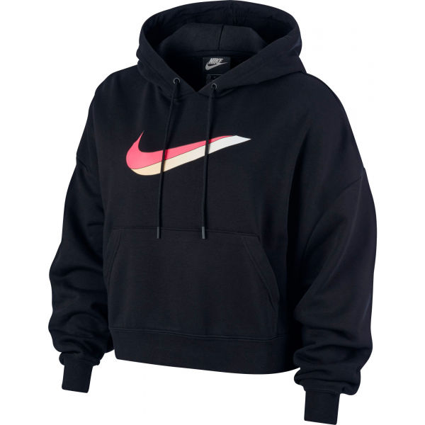 Nike NSW ICN CLSH FLC HOODIE FT W  XS - Dámská mikina Nike