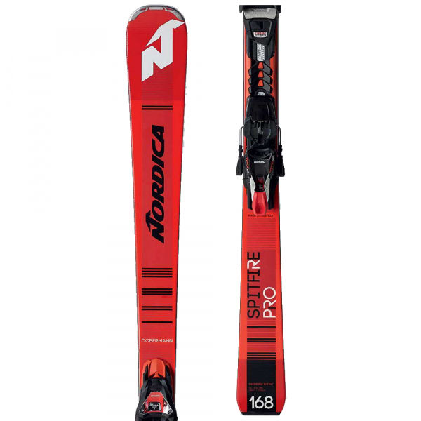 Nordica SPITFIRE PRO + TPX12 černá 156 - Sjezdové lyže Nordica