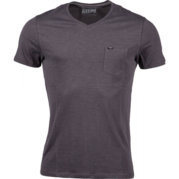 O'Neill LM JACKS BASE V-NECK T-SHIRT tmavě šedá S - Pánské tričko O'Neill