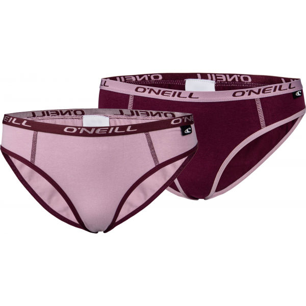 O'Neill WOMEN BIKINI SLIP PLAIN 2-PACK  XL - Dámské spodní kalhotky O'Neill