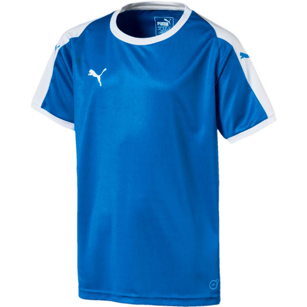 Puma LIGA  JERSEY JR modrá 128 - Chlapecké triko Puma