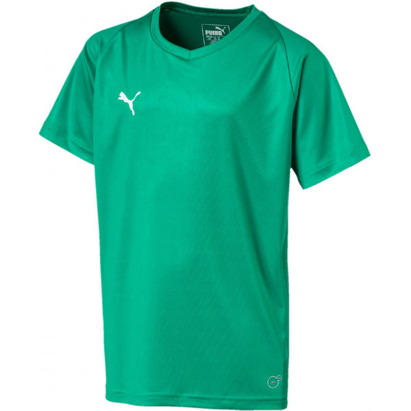 Puma LIGA JERSEY CORE JR zelená 140 - Dětské triko Puma