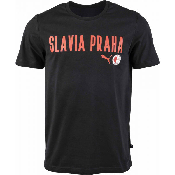 Puma Slavia Prague Graphic Tee DBLU  M - Pánské triko Puma