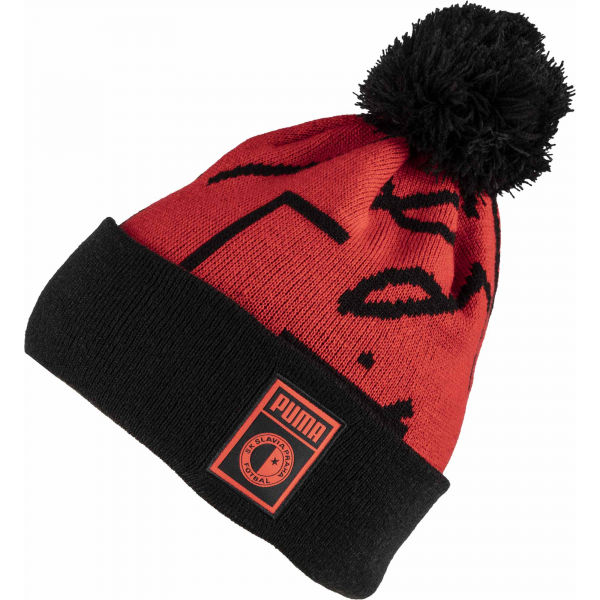 Puma SLAVIA PRAGUE POMPOM BEANIE   - Čepice Puma