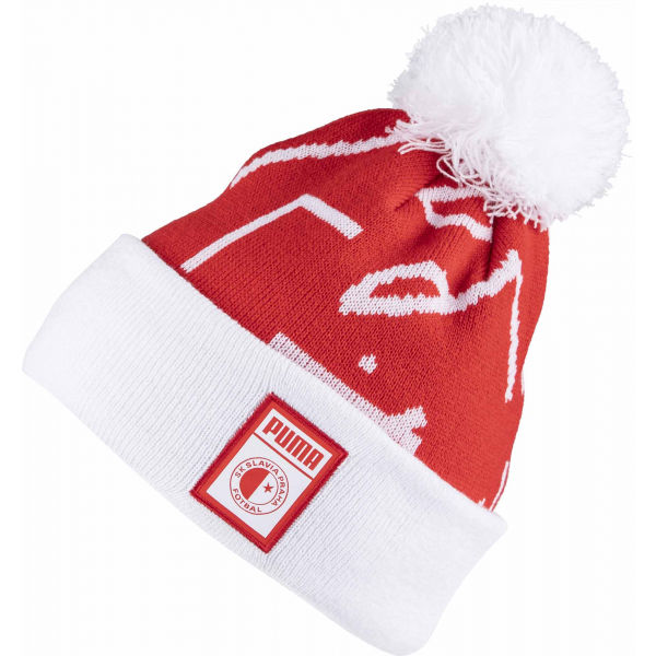 Puma SLAVIA PRAGUE POMPOM BEANIE   - Čepice Puma