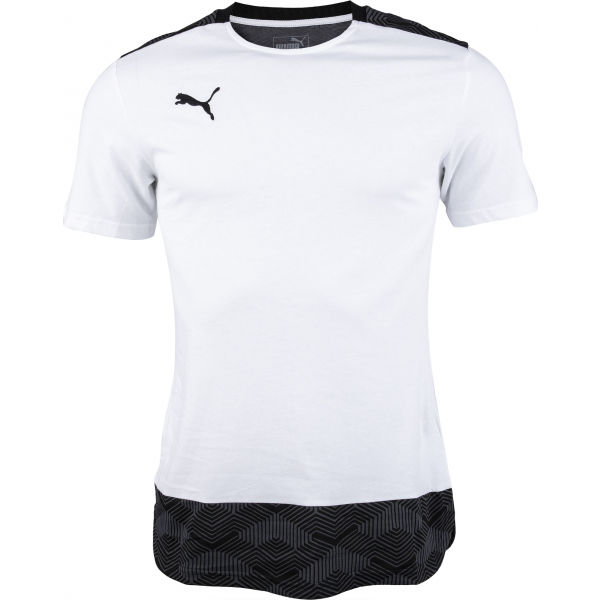 Puma TEAM FINAL 21 CASUALS TEE bílá XXL - Pánské triko Puma