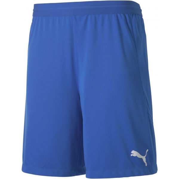 Puma TEAM FINAL 21 KNIT SHORTS tmavě modrá S - Pánské kraťasy Puma