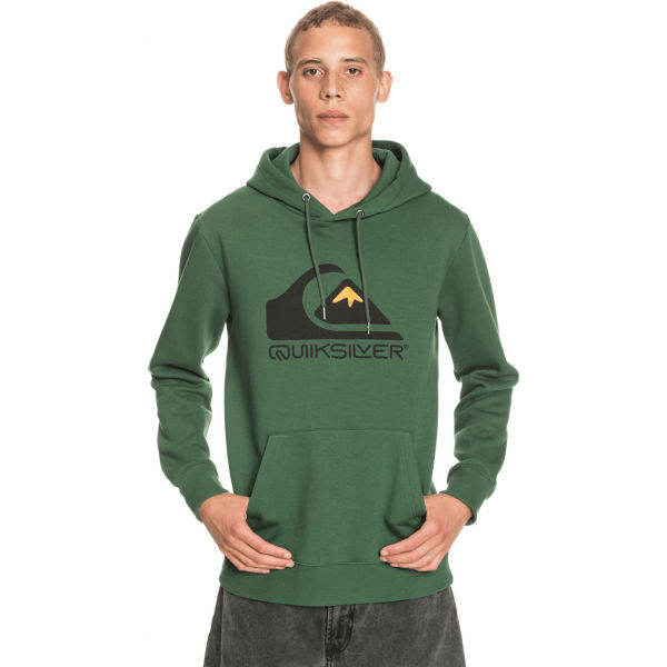 Quiksilver SQUARE ME UP SCREEN FLEECE  XL - Pánská mikina Quiksilver