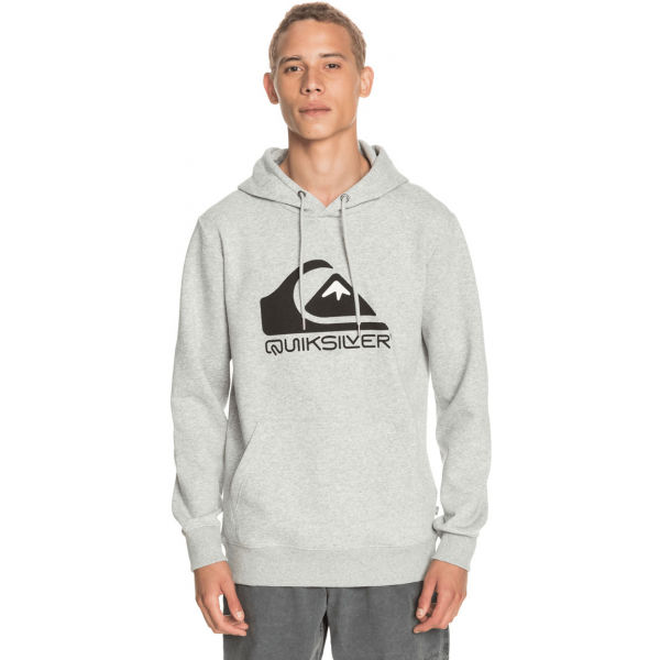 Quiksilver SQUARE ME UP SCREEN FLEECE  M - Pánská mikina Quiksilver