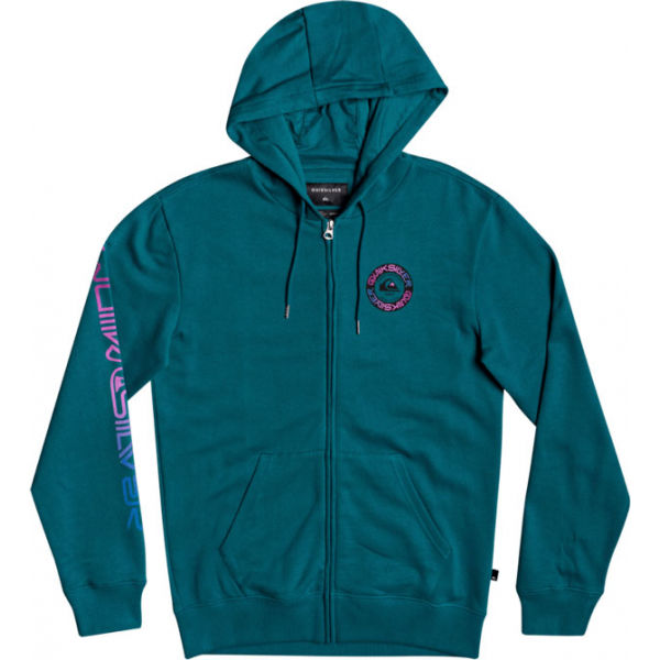 Quiksilver TIME CIRCLE SCREEN FLEECE  M - Pánská mikina Quiksilver