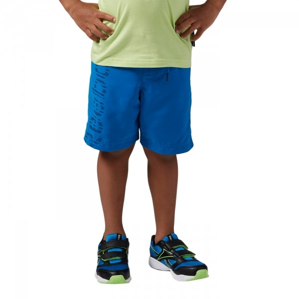Reebok BOYS ESS BEACHWEAR SHORT modrá 11-12 - Chlapecké kraťasy Reebok