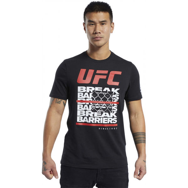 Reebok UFC FG CAPSULE T černá L - Pánské triko Reebok