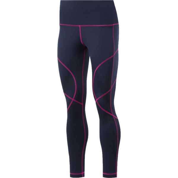 Reebok WOR MYT STITCH TIGHT BLU  L - Dámské legíny Reebok