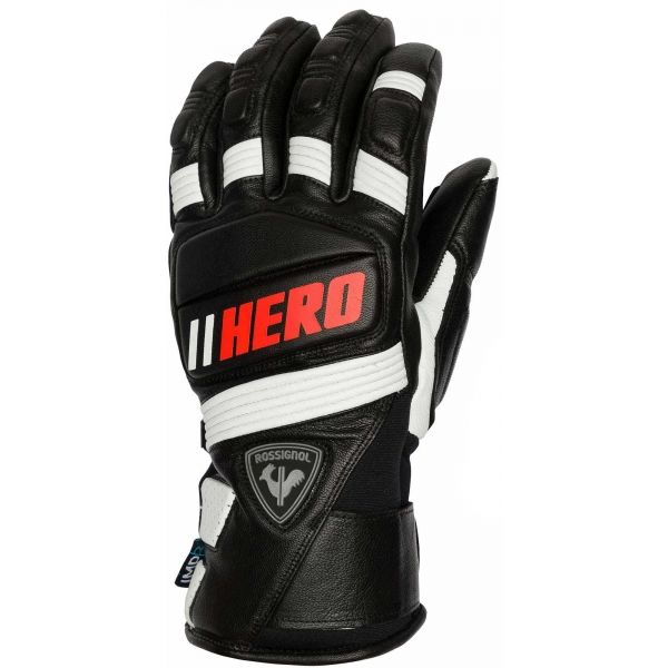 Rossignol WORLD CUP EXPERT LTH IMPR G černá XL - Pánské lyžařské rukavice Rossignol