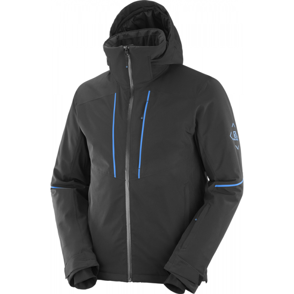 Salomon EDGE JACKET M černá M - Pánská lyžařská bunda Salomon