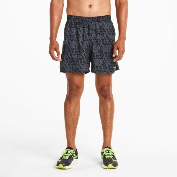 Saucony THROTTLE SHORT VARSITY černá S - Pánské běžecké šortky Saucony