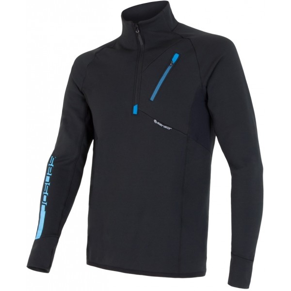 Sensor MULTISTRETCH M modrá M - Pánská funkční mikina Sensor