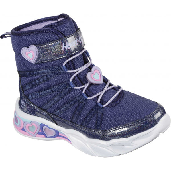 Skechers SWEETHEART LIGHTS  31 - Dětské zimní boty Skechers