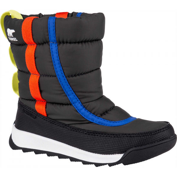 Sorel YOUTH WHITNEY II PUFFY M černá 13 - Dětská unisex zimní obuv Sorel