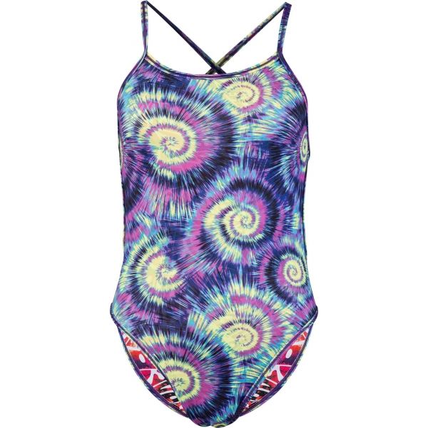 Speedo HIPPY EXPLOSION FLIP REVERSE 1 PIECE bílá 40 - Dámské plavky Speedo