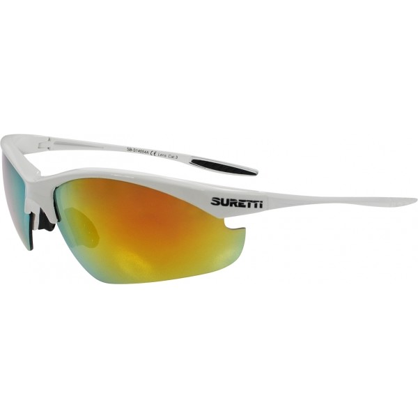 Suretti S14054 bílá NS - Sportovní sluneční brýle Suretti