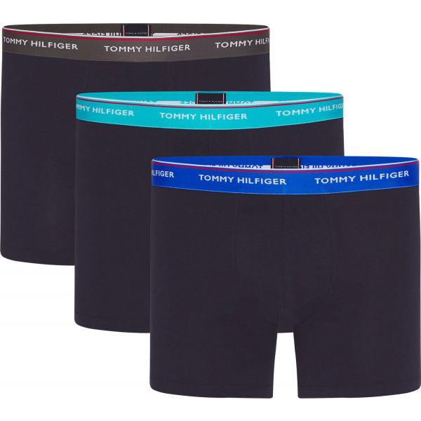 Tommy Hilfiger 3P WB BOXER BRIEF  S - Pánské boxerky Tommy Hilfiger