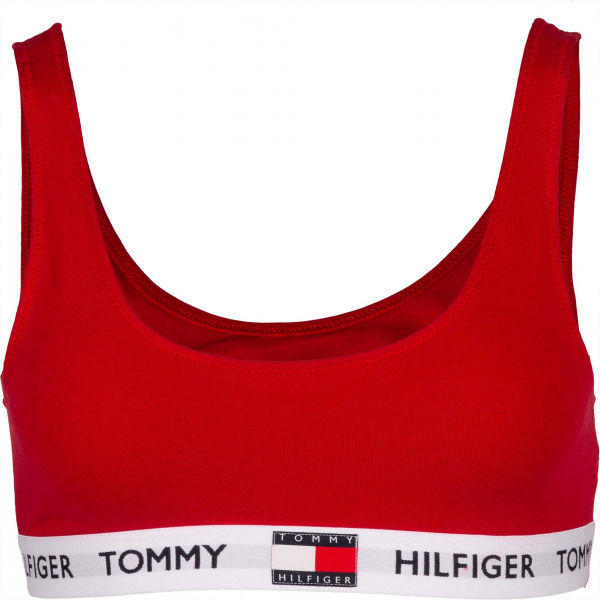 Tommy Hilfiger BRALETTE červená M - Dámská podprsenka Tommy Hilfiger