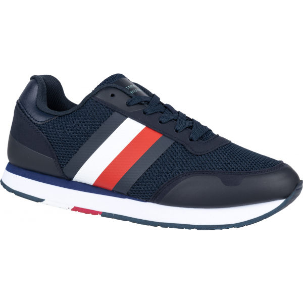 Tommy Hilfiger CORPORATE MATERIAL MIX RUNNER  43 - Pánské volnočasové boty Tommy Hilfiger