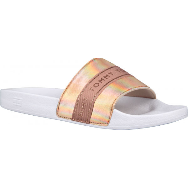 Tommy Hilfiger GLITTER POOL SLIDE  37 - Dámské pantofle Tommy Hilfiger