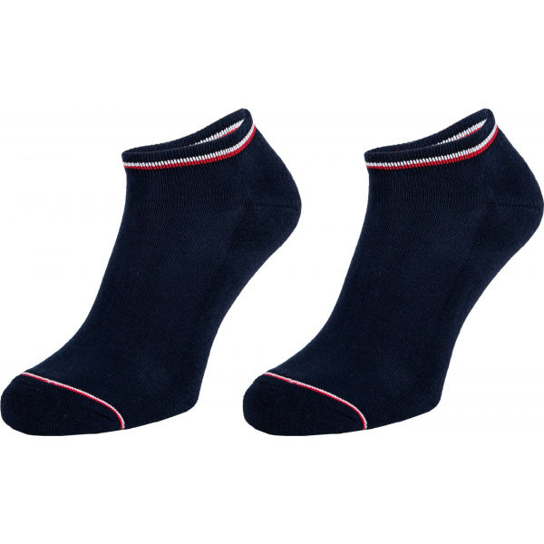 Tommy Hilfiger MEN ICONIC SNEAKER 2P  39 - 42 - Pánské ponožky Tommy Hilfiger