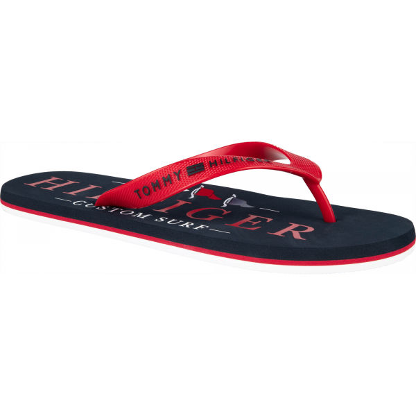 Tommy Hilfiger NAUTICAL PRINT BEACH SANDAL  40 - Pánské žabky Tommy Hilfiger