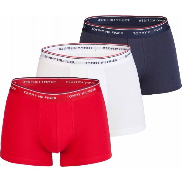 Tommy Hilfiger TRUNK 3 PACK PREMIUM ESSENTIALS tmavě modrá S - Pánské boxerky Tommy Hilfiger