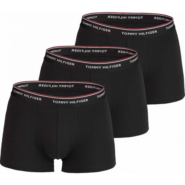 Tommy Hilfiger TRUNK 3 PACK PREMIUM ESSENTIALS černá M - Pánské boxerky Tommy Hilfiger