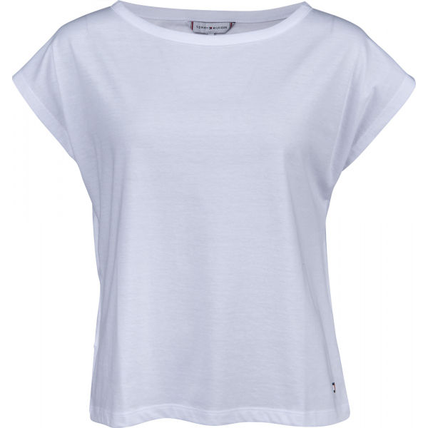 Tommy Hilfiger T-SHIRT bílá M - Dámské tričko Tommy Hilfiger