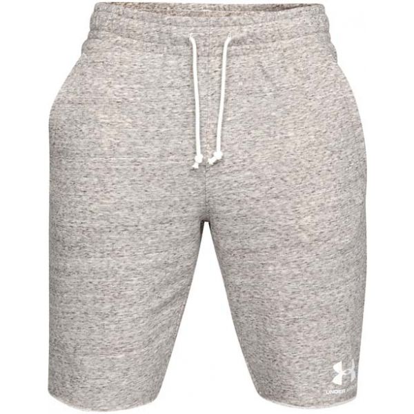 Under Armour SPORTSTYLE TERRY SHORT šedá L - Pánské kraťasy Under Armour