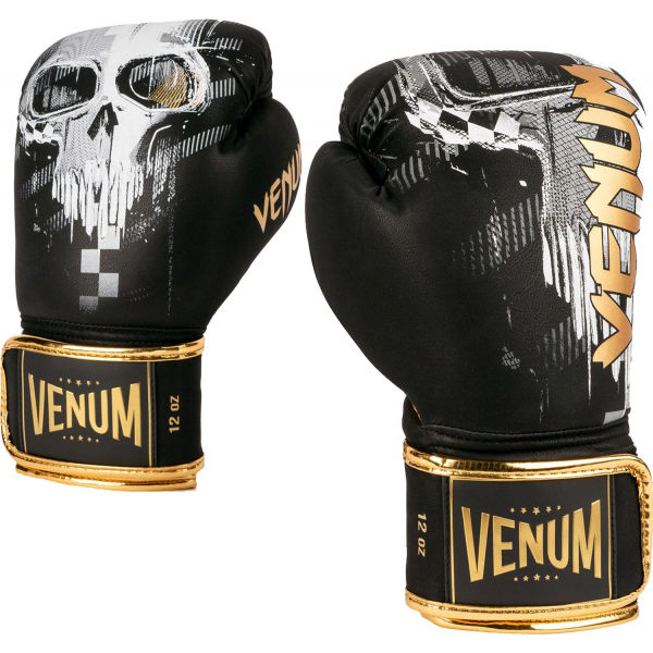 Venum SKULL BOXING GLOVES  12 OZ - Boxerské rukavice Venum