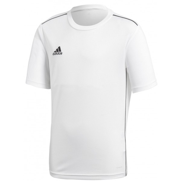 adidas CORE18 JSY Y bílá 140 - Juniorský fotbalový dres adidas