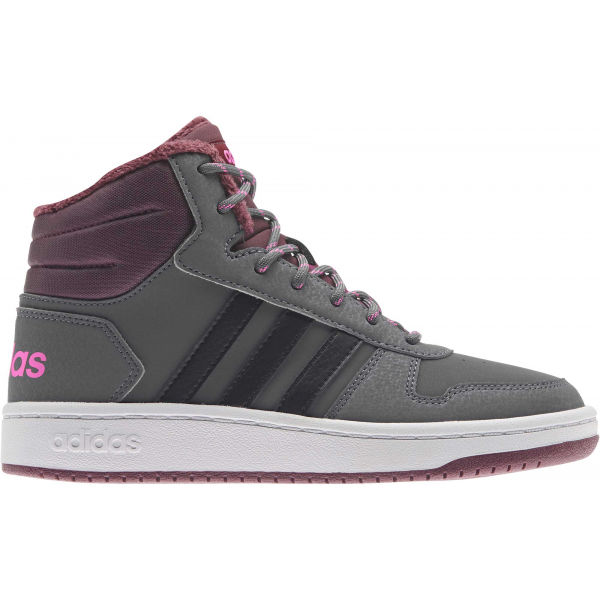 adidas HOOPS MID 2.0 K  4.5 - Dětská volnočasová zateplená obuv adidas