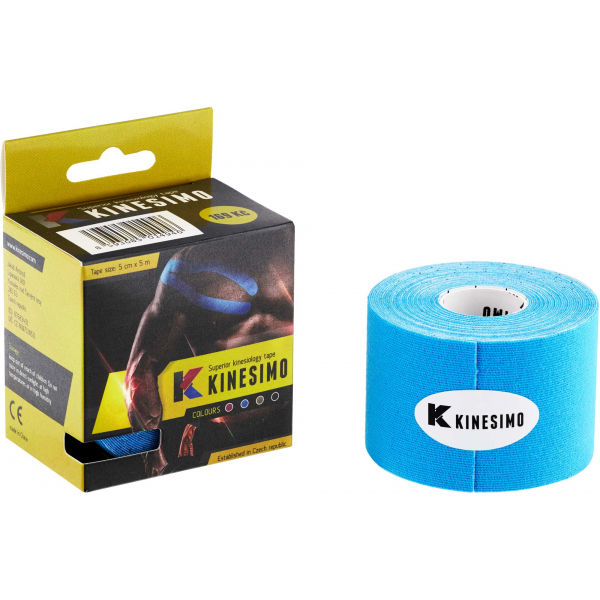 Ares KINESIMO SUPERIOR KINESILOGY TAPE modrá 500 - Sportovní tejp Ares