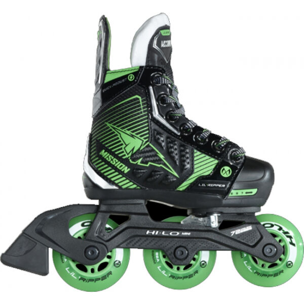 Bauer MISSION RH LIL´ RIPPER ADJ SKATE YTH  11-1 - Dětské Inline brusle Bauer