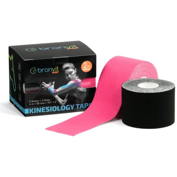 BronVit SPORT KINESIO TAPE SET 5CM X 6 M  600 - Set kinesiologických tejpů BronVit