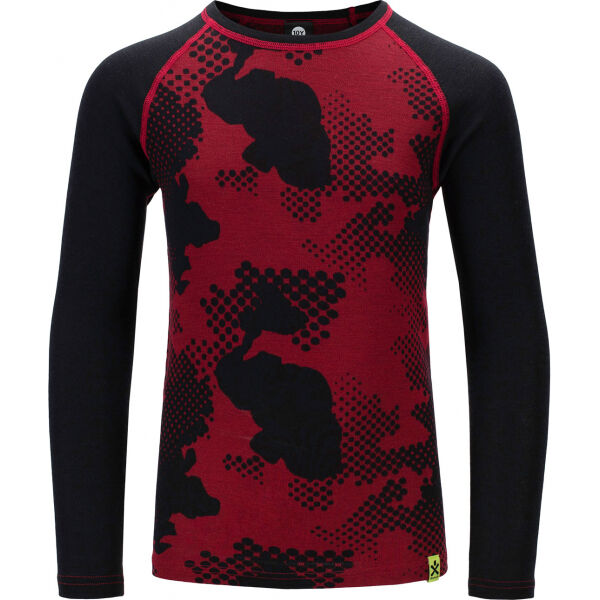 Bula JR FREERIDE MERINO WOOL  12 - Dětské vlněné tričko Bula